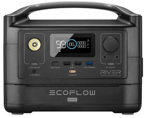 Зарядна станція EcoFlow River Max (576 Вт·год / 600 Вт)