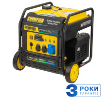CHAMPION ТРИПАЛИВНИЙ ІНВЕРТОРНИЙ ГЕНЕРАТОР ВІДКРИТОГО ТИПУ 9000Вт