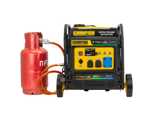 CHAMPION ТРИПАЛИВНИЙ ІНВЕРТОРНИЙ ГЕНЕРАТОР ВІДКРИТОГО ТИПУ 9000Вт